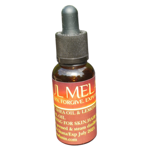 Soul Melanin Organic Shea Oil & Lemongrass Essential Oil - 30ml